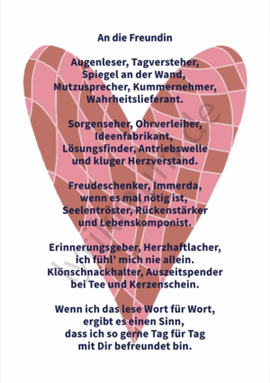 An die Freundin