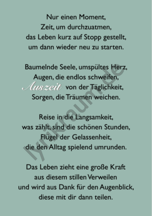 Auszeit