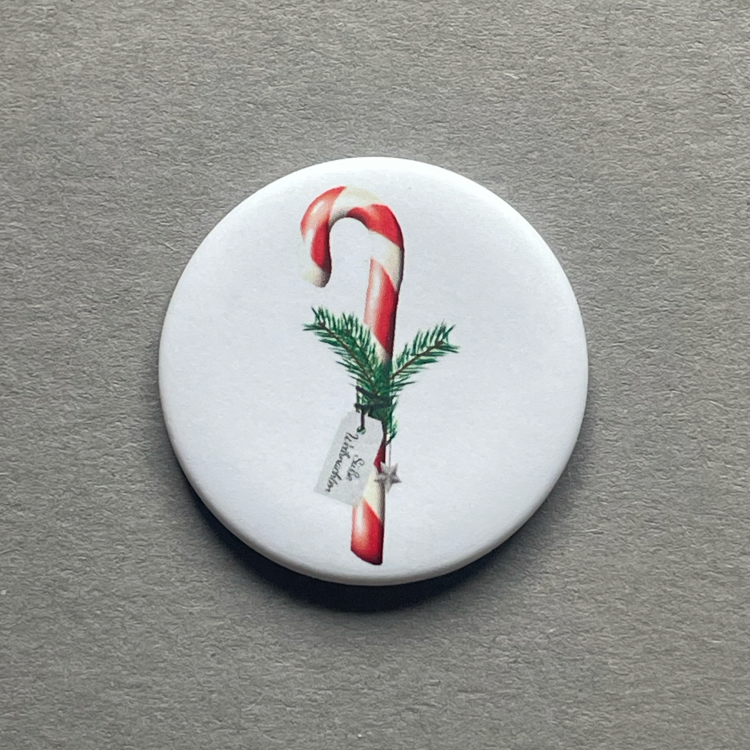 Zuckerstange, Magnetbutton