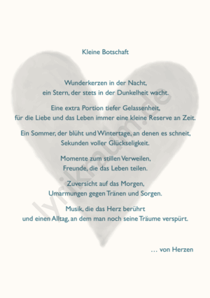 kleine Botschaft