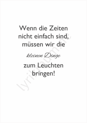 kleine Dinge