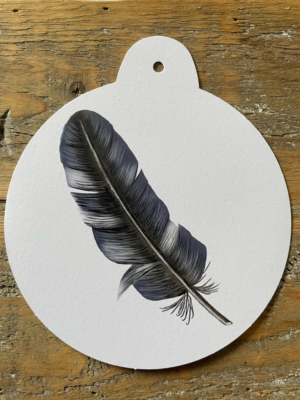 Feder, GA rund groß