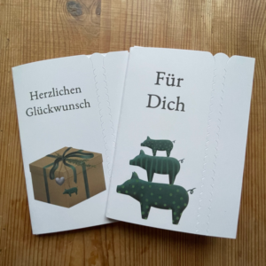 Geschenkumschlag mit Karte