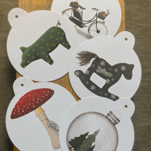 Geschenkanhänger rund groß