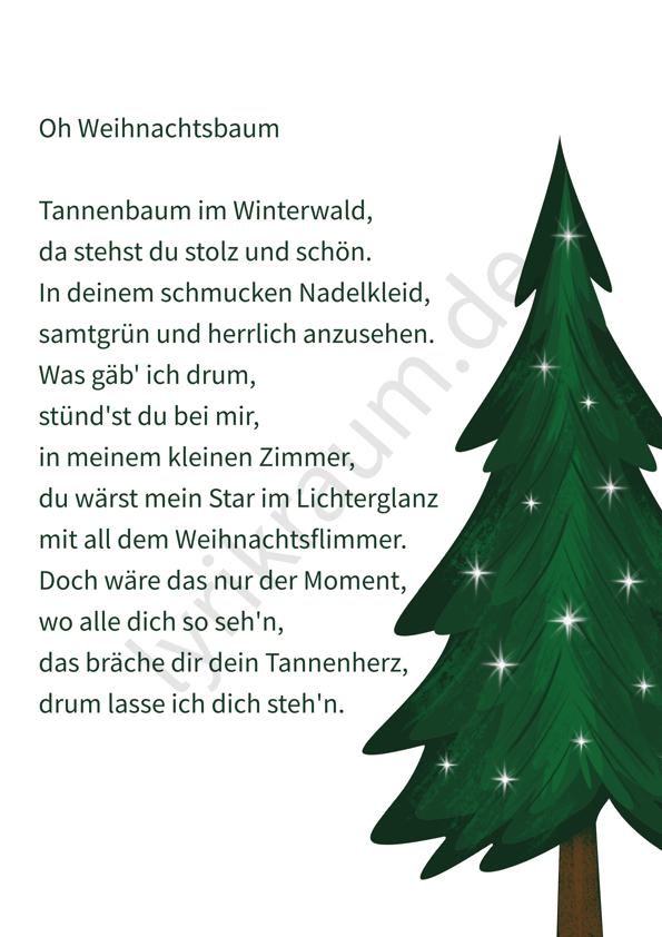 Oh Weihnachtsbaum
